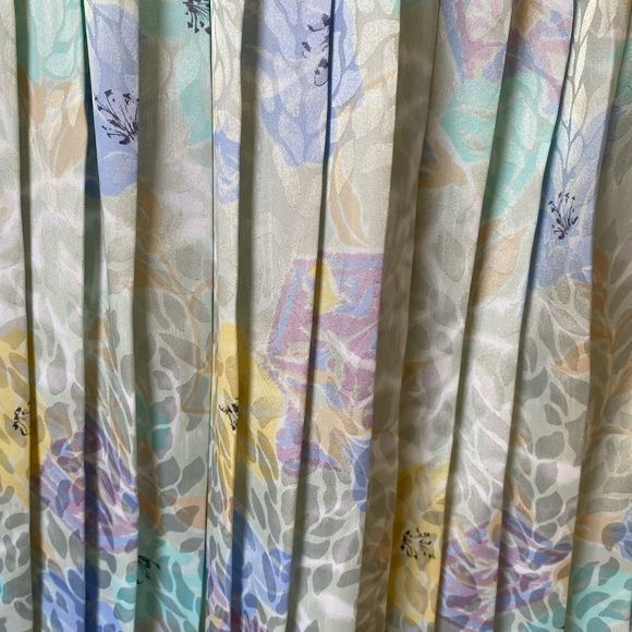 Vintage Floral Print Skirt Sz M - Picture 8 of 13